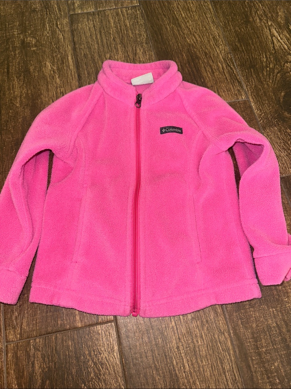 Columbia Girls Pink Full-Zip Fleece Jacket Size 4T